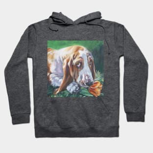 Basset Hound Fine Art Painting Hoodie